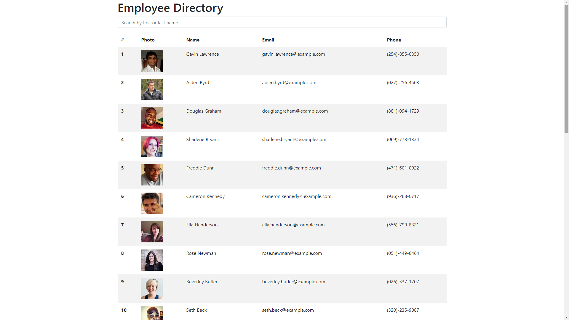 employee-directory